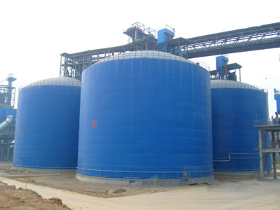 保城镇水泥钢板库改造